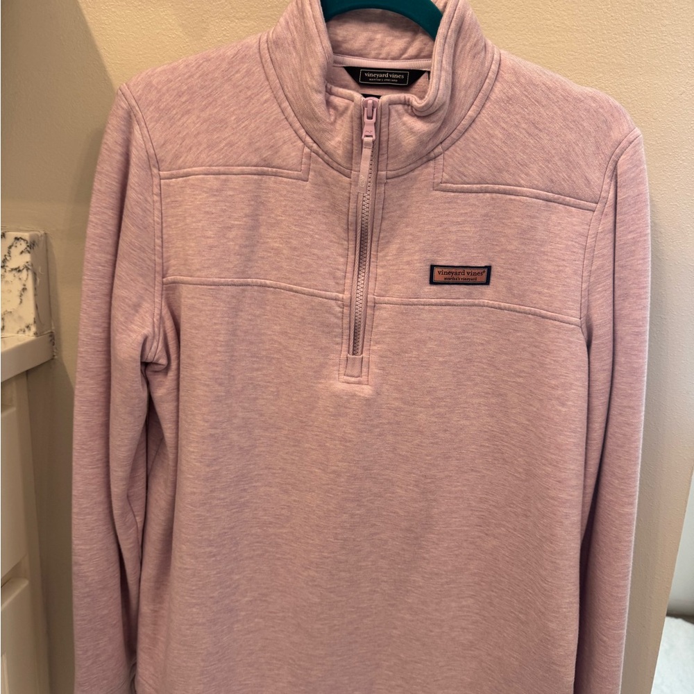 Vineyard Vines Women's Light Purple Quarter-Zip Shep